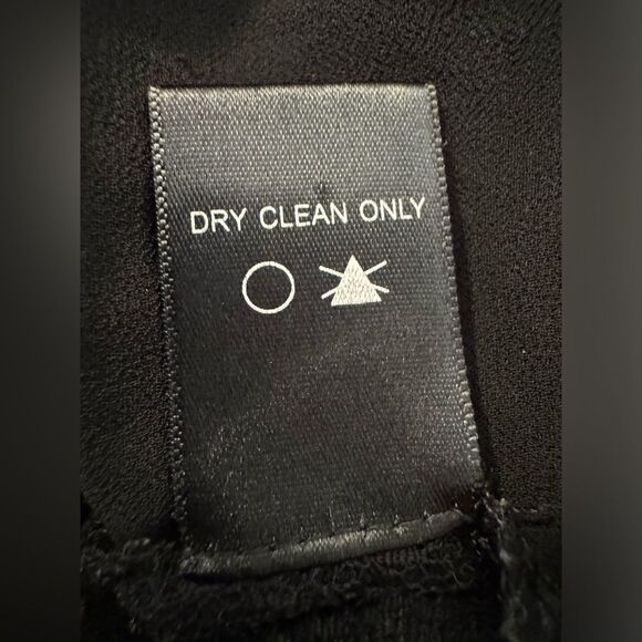 Anthropologie Lush Black Long Sleeve Sheer Top Lace Accents Women’s Size Medium - Picture 14 of 15